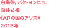 白鳥啓，バク・ヨンヒョ，向井丈視《ARの国のアリス》2013年